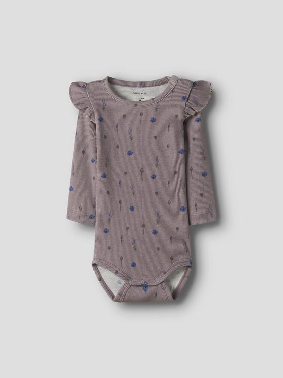 Name It Ripp Body Langarm Mini Flowers Toadstool