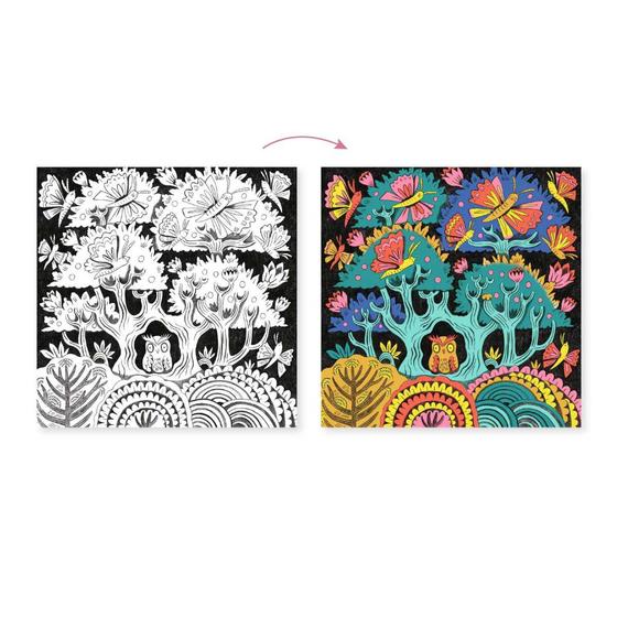 Djeco Malen in 3D Fantastischer Wald