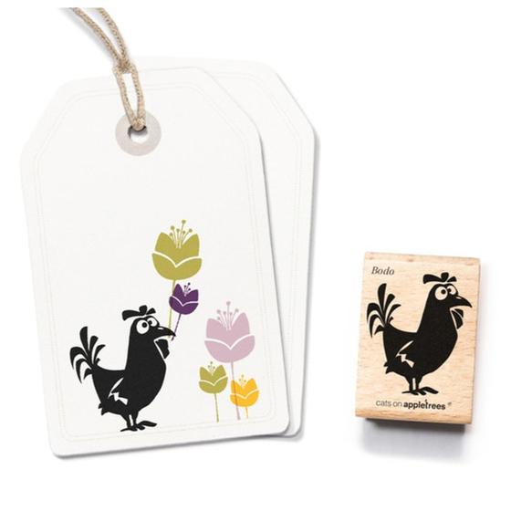 CATS ON APPLETREES Stempel Hahn Bodo
