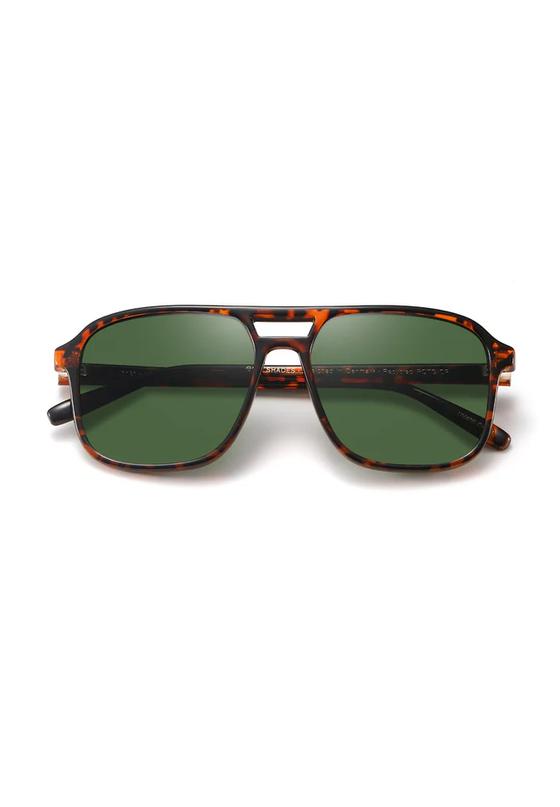 eco SHADES Sonnenbrille LAI - transparent havanna baun - gemustert - Unisex