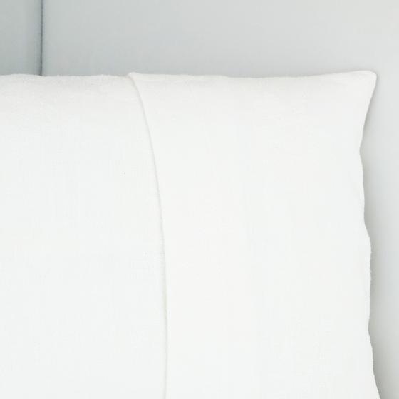 goldmarie Kissen MOINGIORNO Leo Label - Samt Zickzack creme - 30x30cm