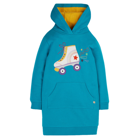 Frugi Harry Hoodie Kleid Camper Blue