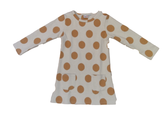Kleid "Punkte", braun