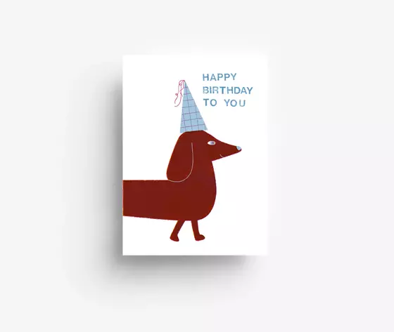 Birthday Wiener, Postkarte von jungwiealt