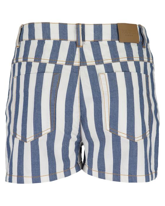 Shorts, blau-gestreift, reine Baumwolle
