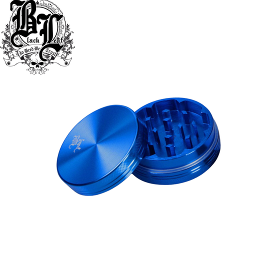 Grinder, Black Leaf®, Anodisiert, Blau, 2-tlg.