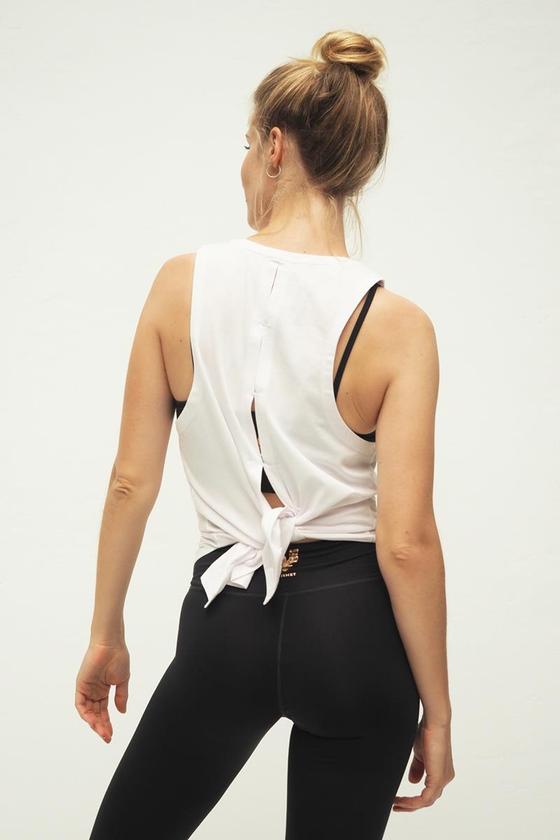 KISMET Shakti Tank – White Logo Gold