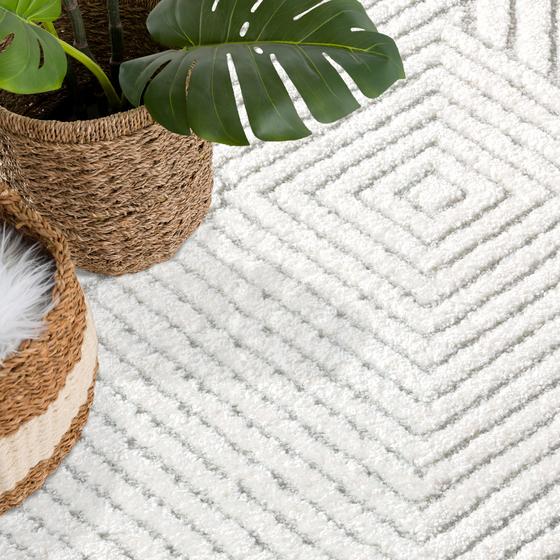 Lounge cream grey Teppich