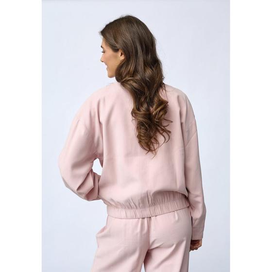 SISTERS POINT Bomberjacke Blouson Vabaia-Bomber1 - rosé