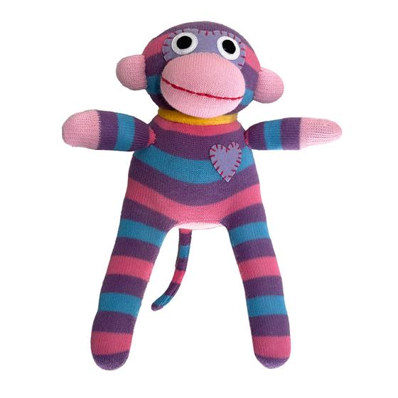 HickUps Sockenaffe Pink Purple