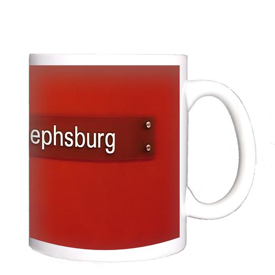 U-Bahn-Tasse München, U-banhhof Josephsburg, Bayerns Landeshauptstadt München, Kaffeetasse, Lieblingstasse, tom baecker, a-point-of-view, Haltestelle, Münchner U-Bahn, Geschenkidee für Münchner, Geschenk für Expats, Abschiedsgeschenk