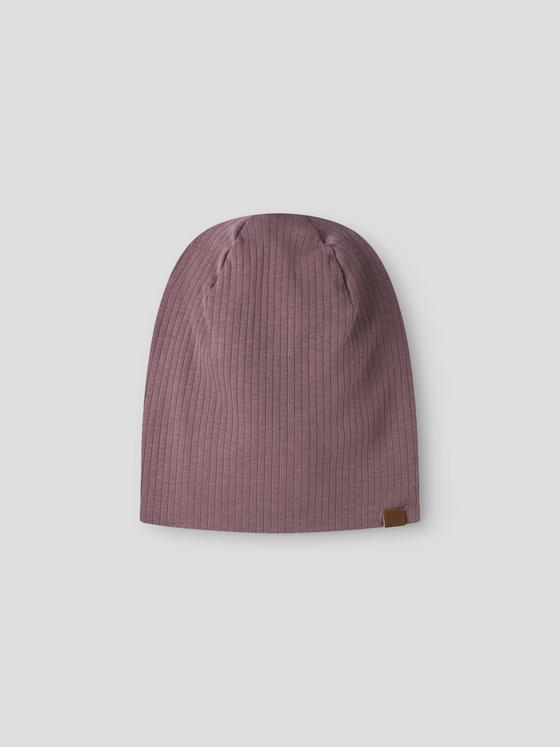 Name It Gerippte Mütze Mex Beanie Wistful  Mauve