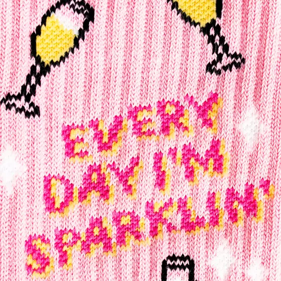 SOCK it to me Strümpfe EVERYDAY I'M SPARKLIN' R0036 - rosa