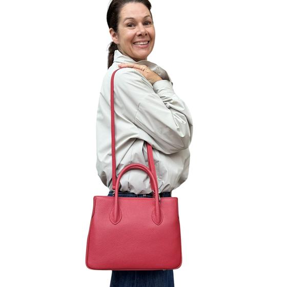 Maxima Handtasche klein, rot hellrot malboro