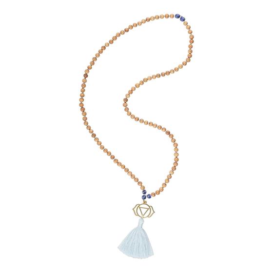Drittes Auge Mala „I am intuitive" mit Messing