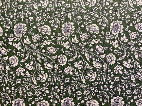Italienisches Buntpapier - Blumenranken