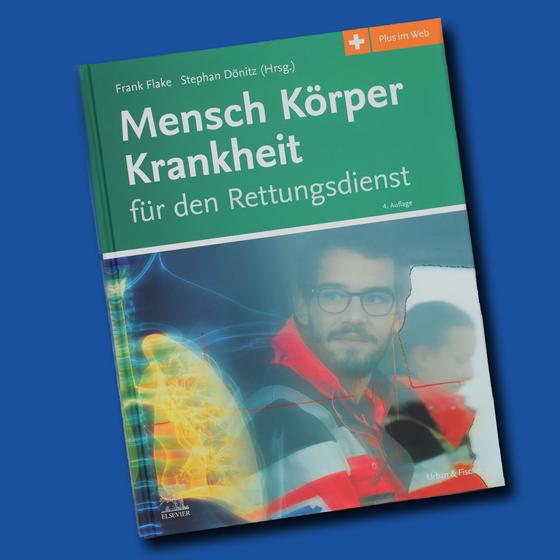 Buchtitel "Mensch Körper Krankheit für den Rettungsdienst"