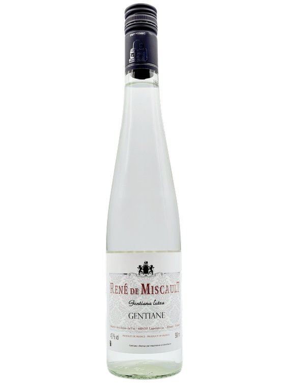 René de Miscault - Gentiane (Enzian) Eau de Vie (0,5 L)