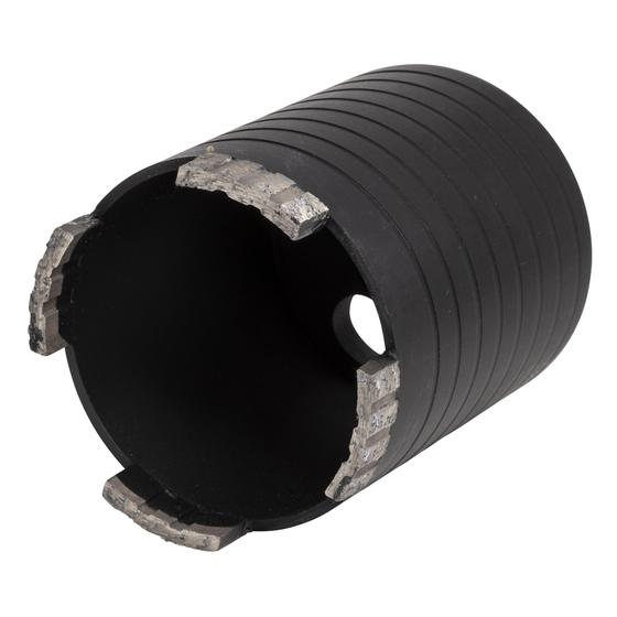 Diamant Dosensenker <br> Typ Laser Black Turbo <br> Ø 68 / 82 mm <br> inklusive Staubabsaugung mit Federzentrierspitze