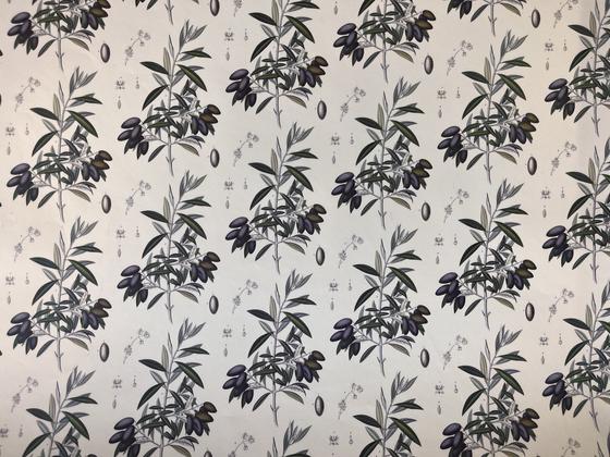 Italienisches Buntpapier - Olivenzweige