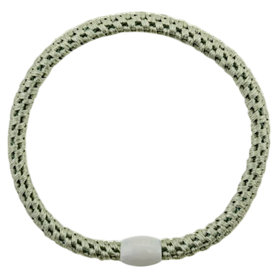 Kknekki Haargummi Slim Dusty Lind Green