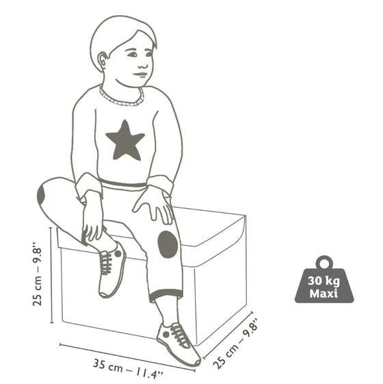 Djeco Spielzeugbox Verkehr