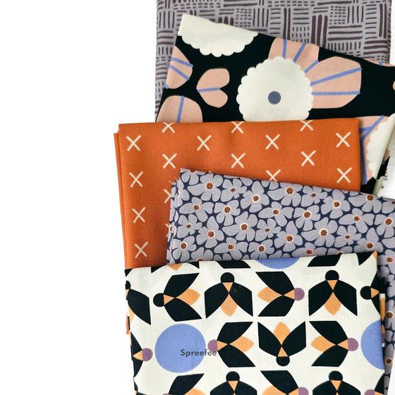 Fat Quarter Bundle aus Firefly Moon und Whimsical Forest Floor von Cloud9 Fabrics