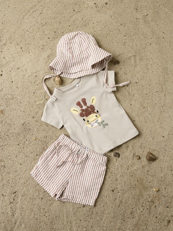 Name It T-Shirt Giraffe Chateau Gray