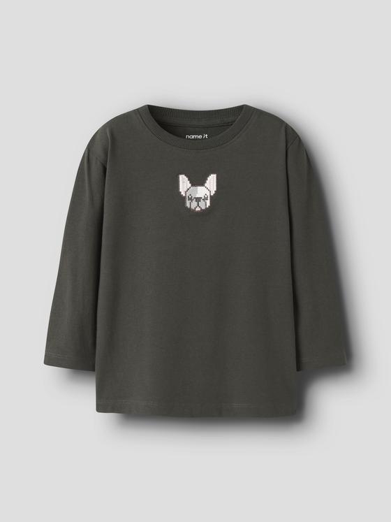 Name It Langarmshirt Hund Peat