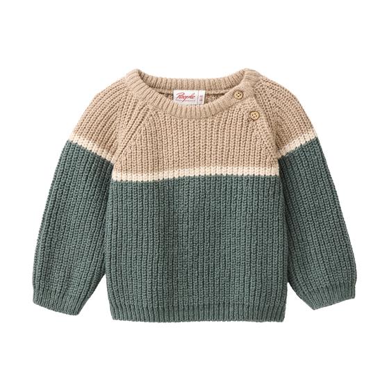 People wear Organic Strick Pullover Eukalyptus 
