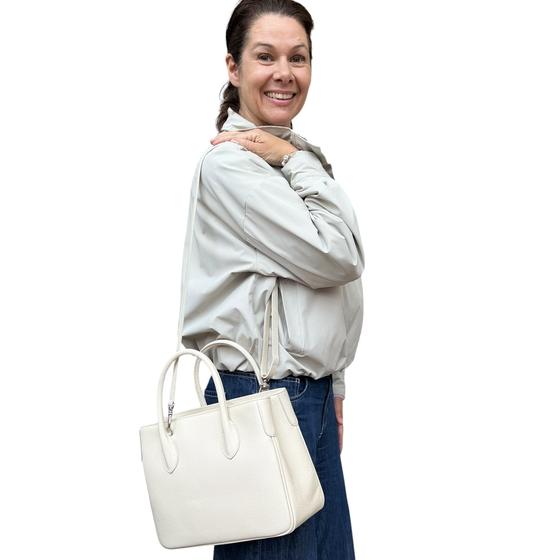 Maxima Handtasche klein beige creme