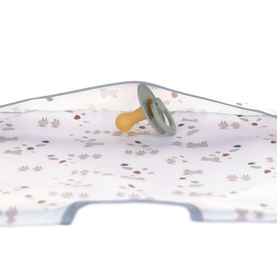 Lässig Lätzchen - Long Sleeve Bib 2 St. Tiny Farmer Sheep blue