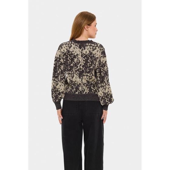 SAINT TROPEZ Pullover NahlaSZ 30514614 - champagner-grau-glitzer