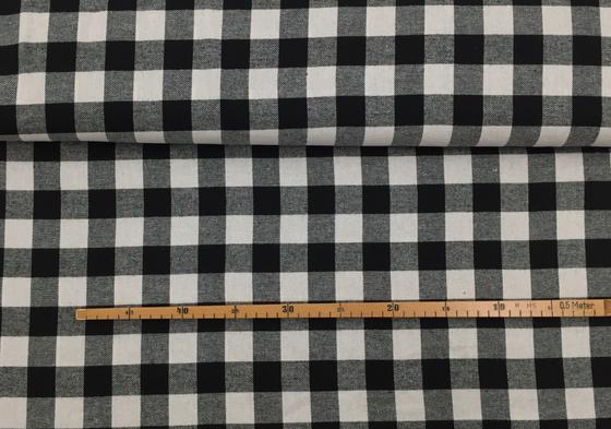 Flanell schwarz weiß