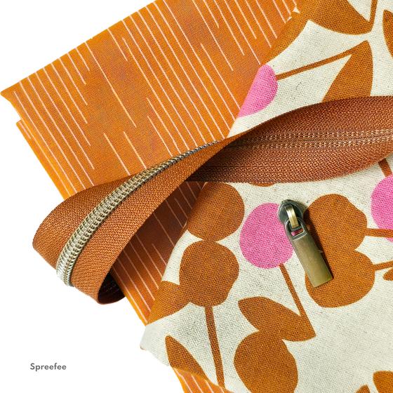 Pouch Nähset mit See you at Six Canvas, Innenstoff und ReißverschlussPouch Nähset mit Cherry Garden Canvas, Innenstoff und Reißverschluss