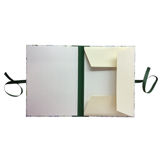 Sammelmappe - Schmucklilien, Italienisches Buntpapier