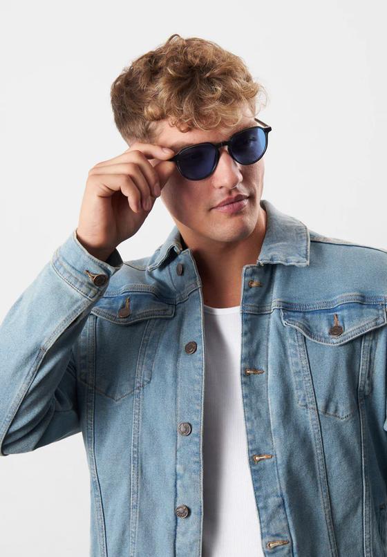 eco SHADES Sonnenbrille BONO - transparent grau - Unisex