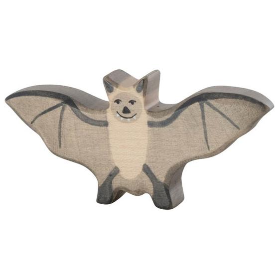 Holztiger Holztier Fledermaus
