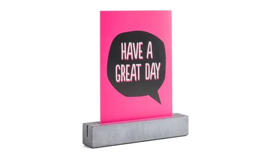 Bilderhalter aus Beton / Cement Picture Holder