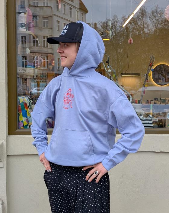 Hoodie My Friend Had A Bar In Berlin Violet