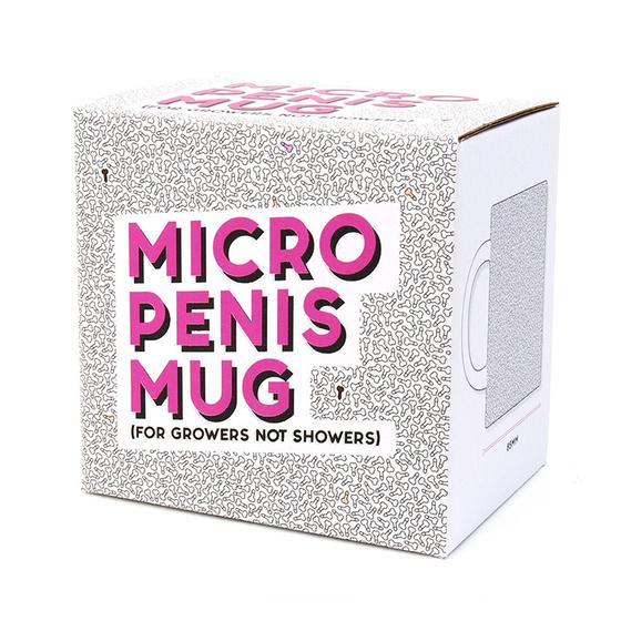 MAGS Kaffebecher Mikro Penis Keramik - schwarz-weiß