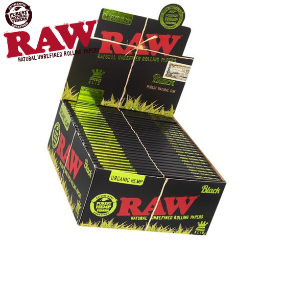 Papers, RAW®, Organic Black, King Size Slim
