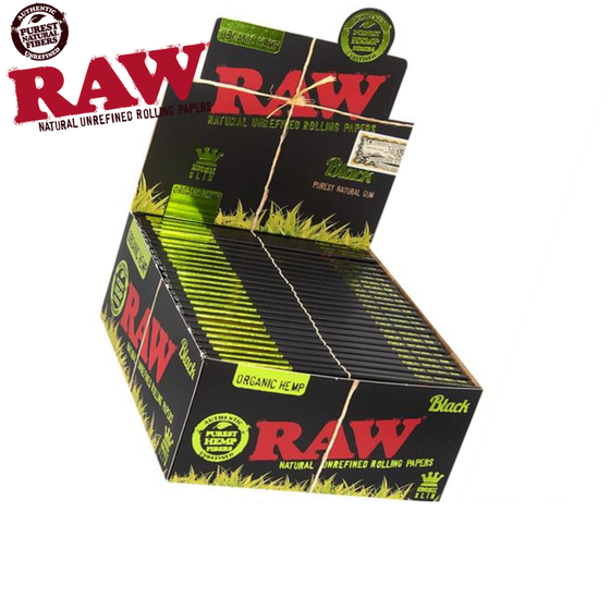Papers, RAW®, Organic Black, King Size Slim