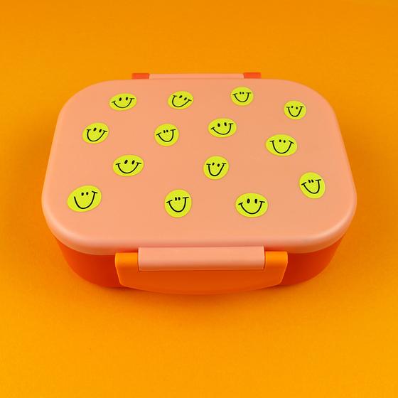 ava&yves Brotdose Lunchbox Smile Rot Rosa Violett