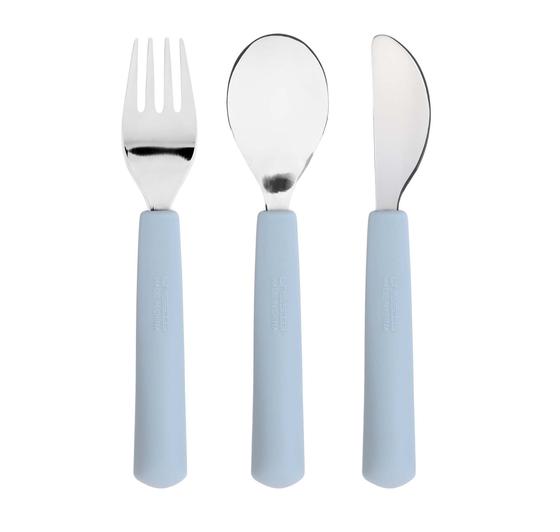 Lässig Kinderbesteck - Cutlery mit Silikongriff Happy Rascals Smile