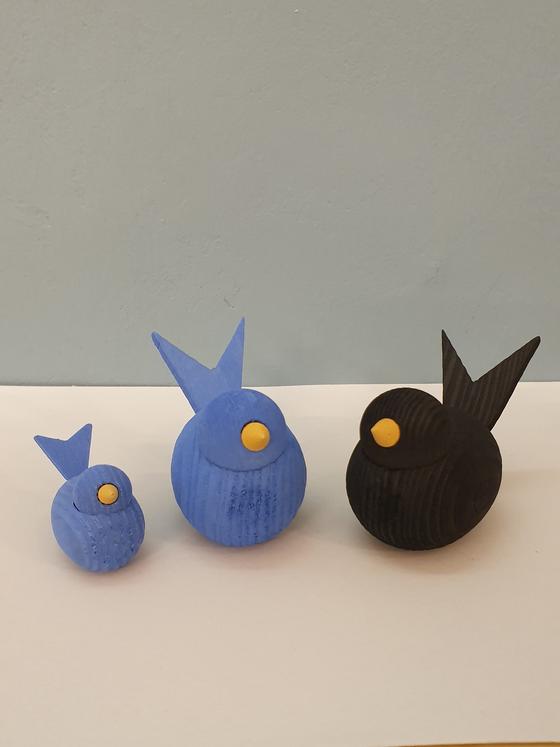 Holzvogel mini sitzend