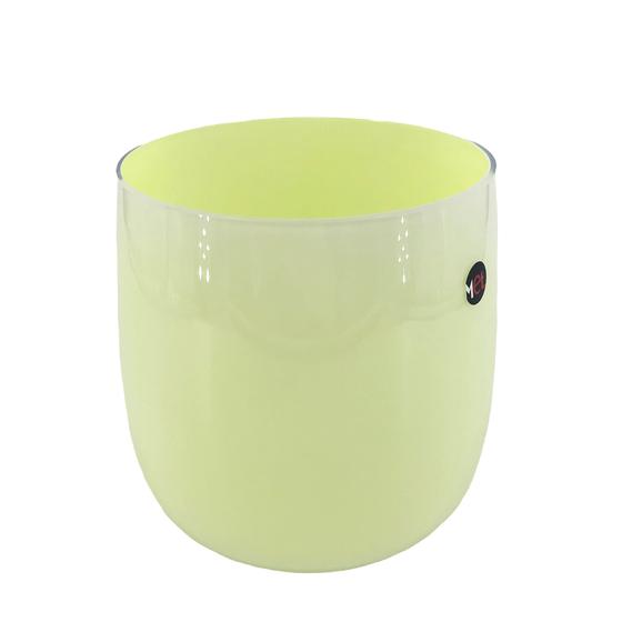 Mel Vase "Happy Spring" klein hellgrün