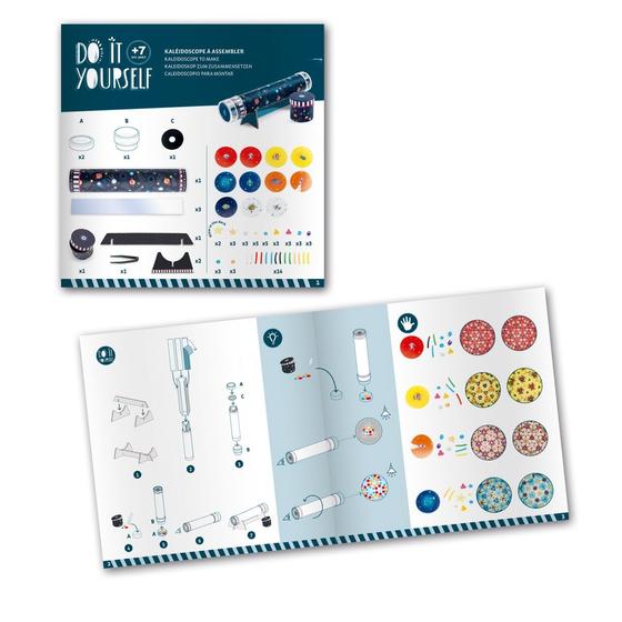 Djeco Do It Yourself Kaleidoskop zum Zusammenstellen Raumfahrt