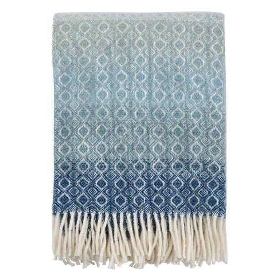Klippan Wolldecke Havanna Aqua multi