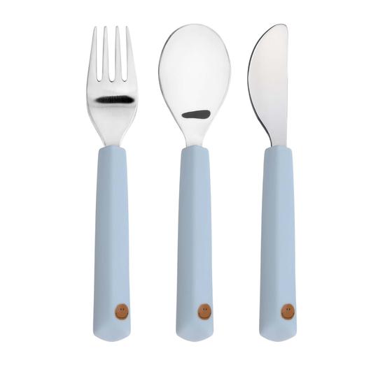 Lässig Kinderbesteck - Cutlery mit Silikongriff Happy Rascals Smile